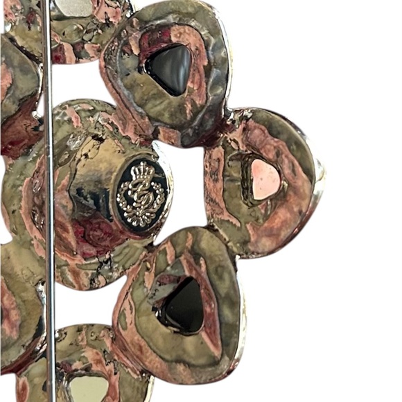 Premier Designs Maltese Cross Rhinestone Brooch - Picture 3 of 4